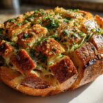 Chicken Garlic Pull Apart Bread