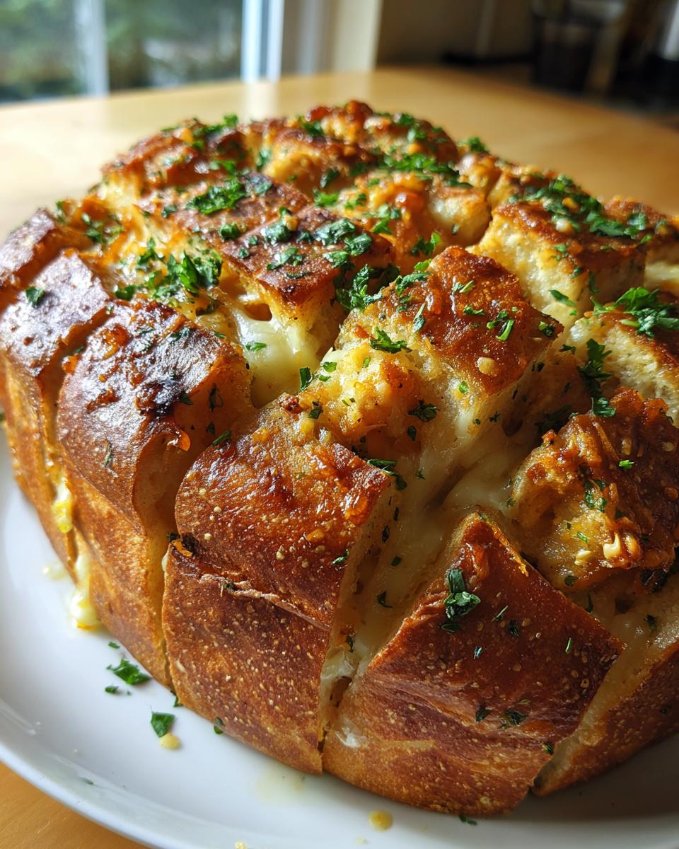 Chicken Garlic Pull Apart Bread - detail 2