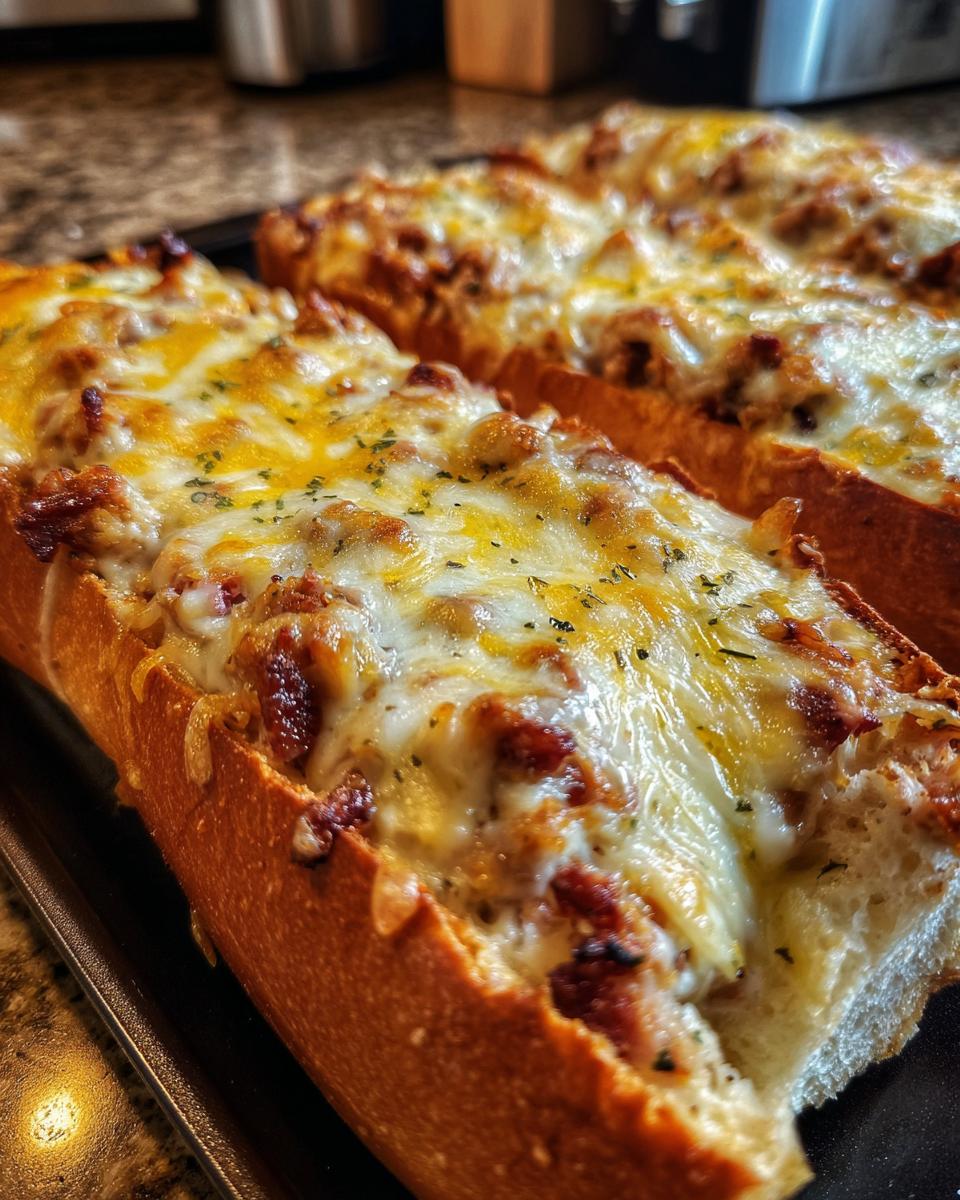 Chicken-Stuffed French Bread - detail 1