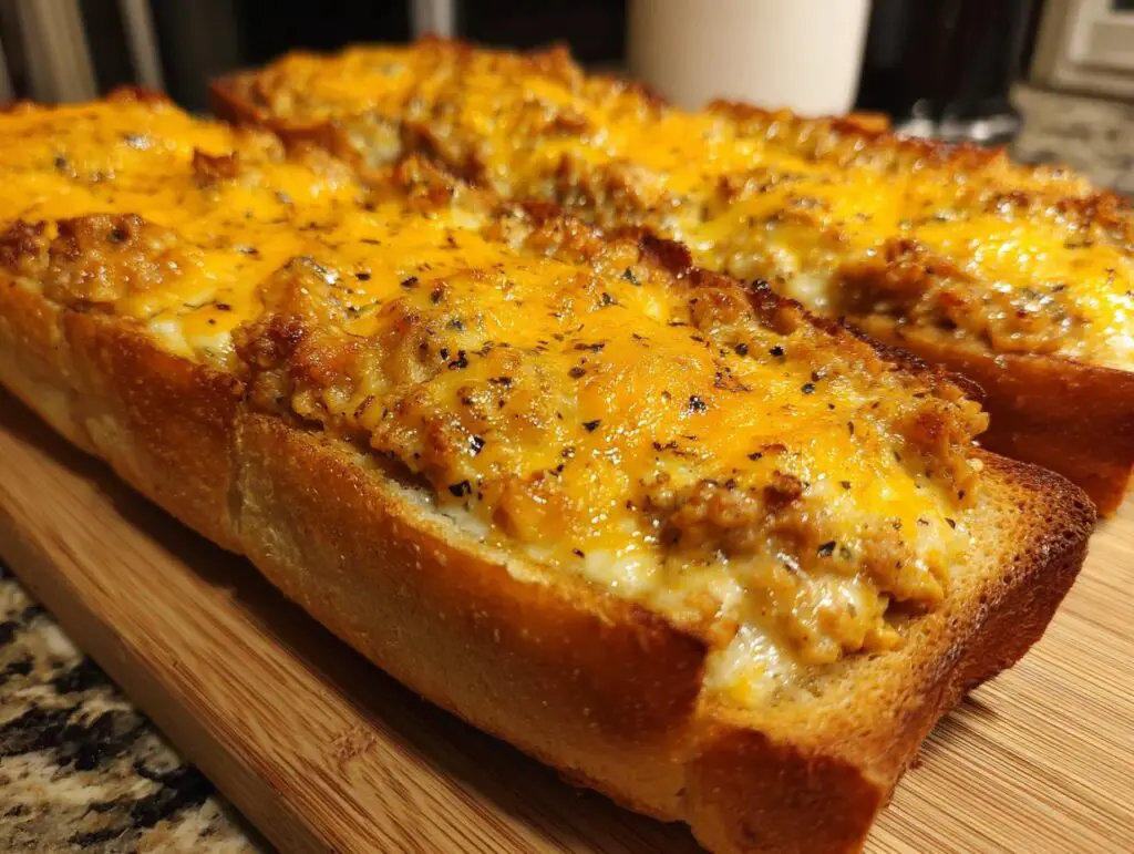 Chicken-Stuffed French Bread