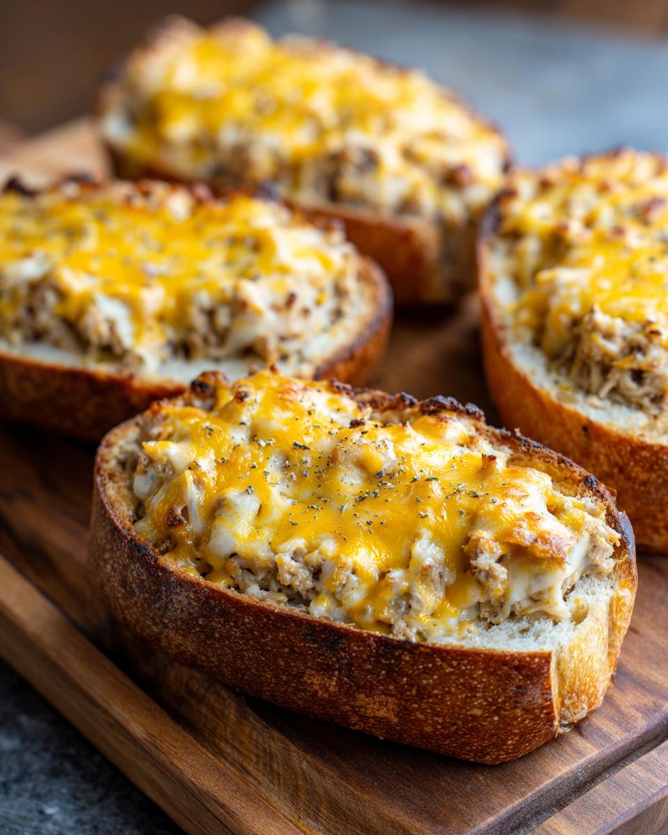 Chicken-Stuffed French Bread - detail 2
