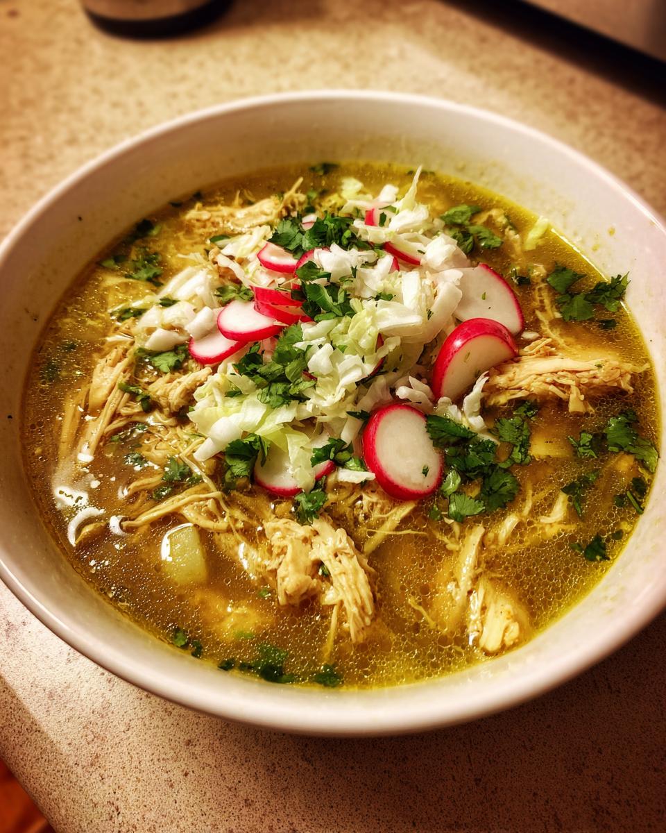 Chicken pozole verde - detail 2