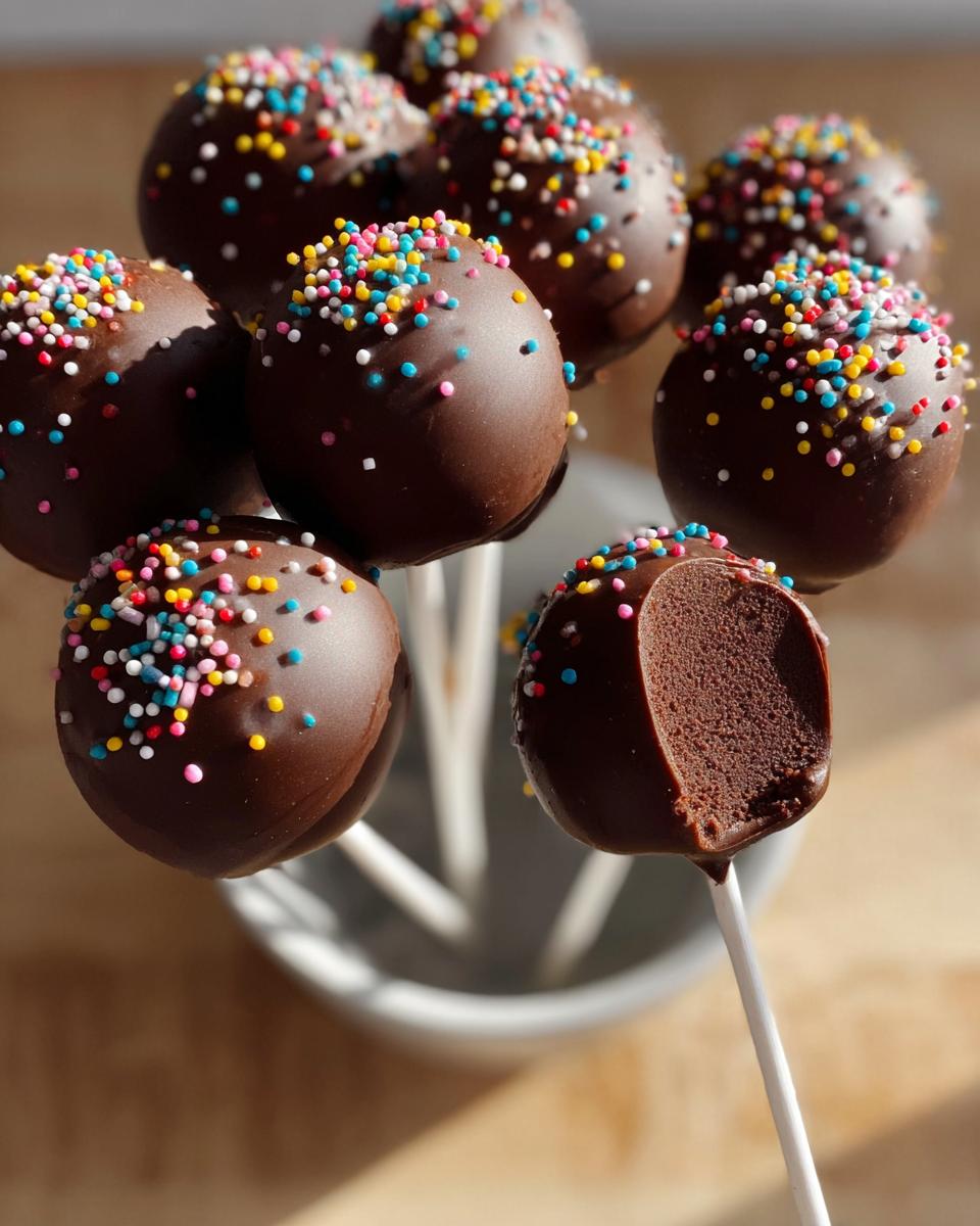 Chocolate Cake Pops - detail 2