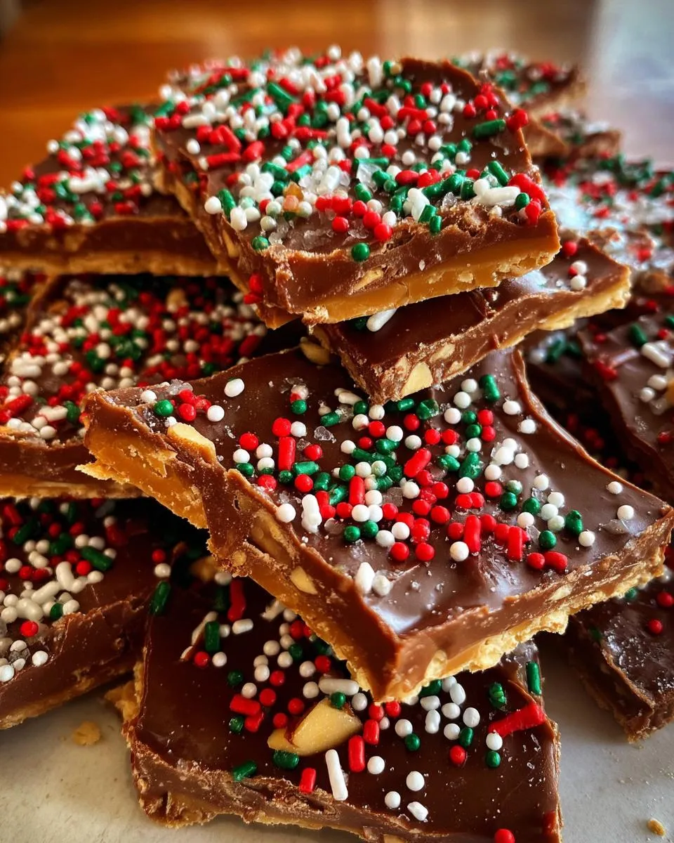 Chocolate Saltine Toffee - detail 2