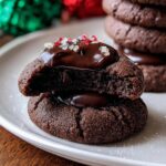 Chocolate Thumbprint Cookies