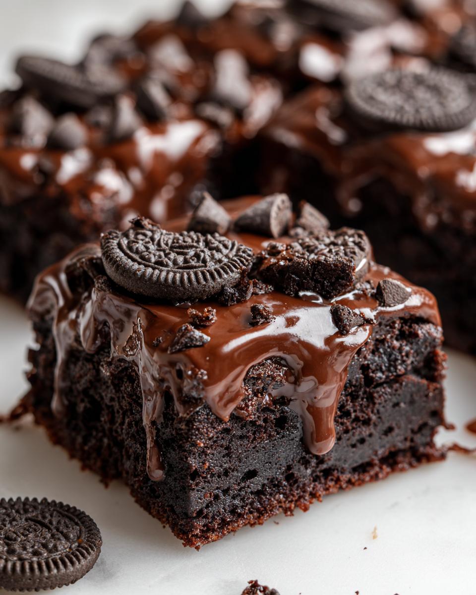 Chocolate sheet cake - detail 3