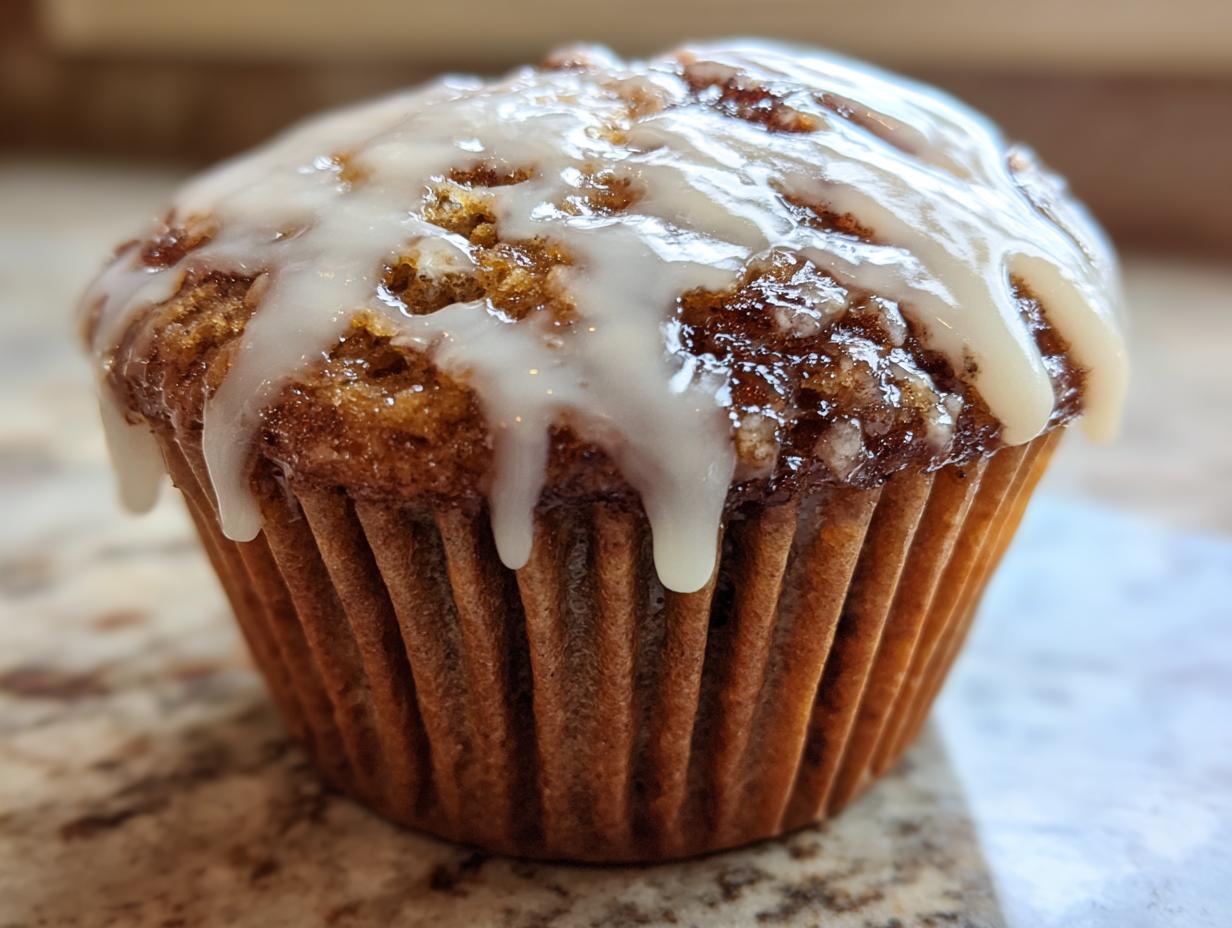 Cinnamon Roll Banana Bread Muffins