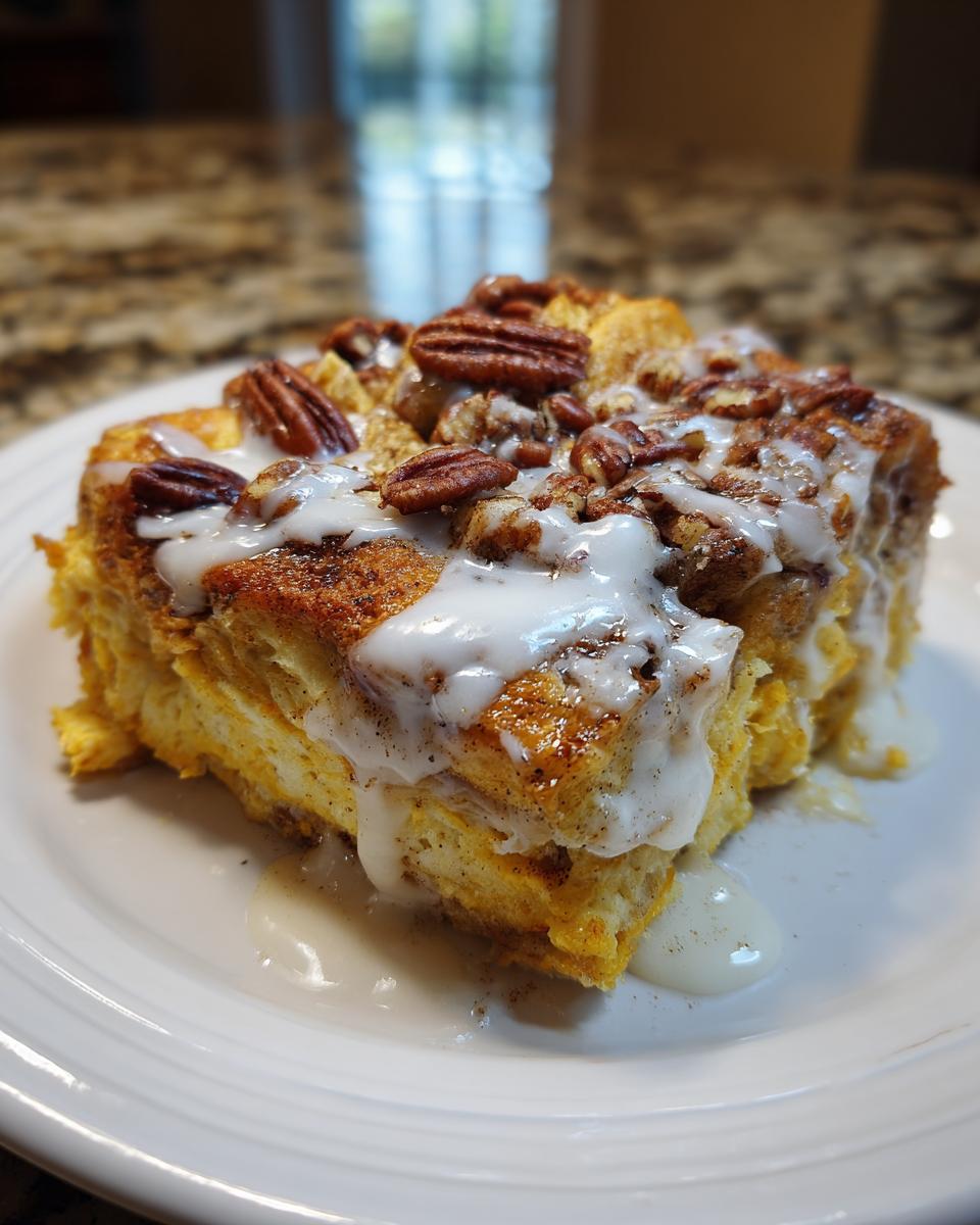 Cinnamon Roll Breakfast Casserole - detail 1