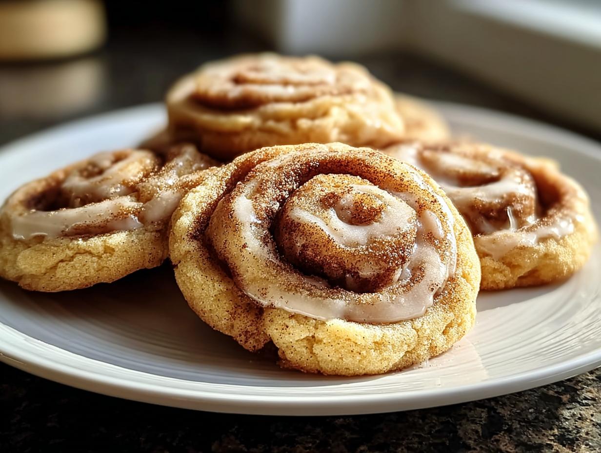 Amazing Cinnamon Roll Cookies with 1 Swirl Secret
