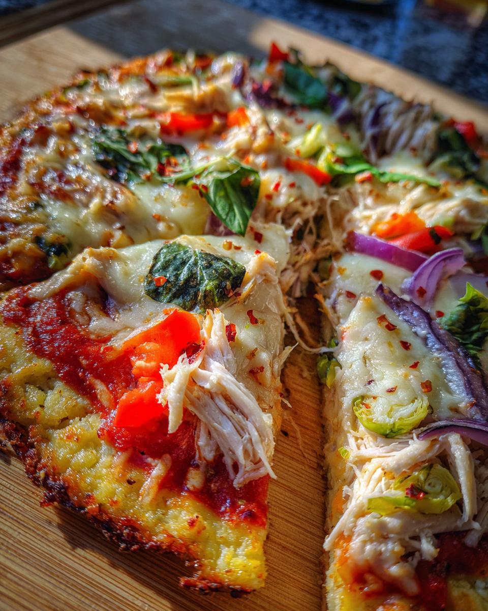 Cloud Bread Pizza - detail 2