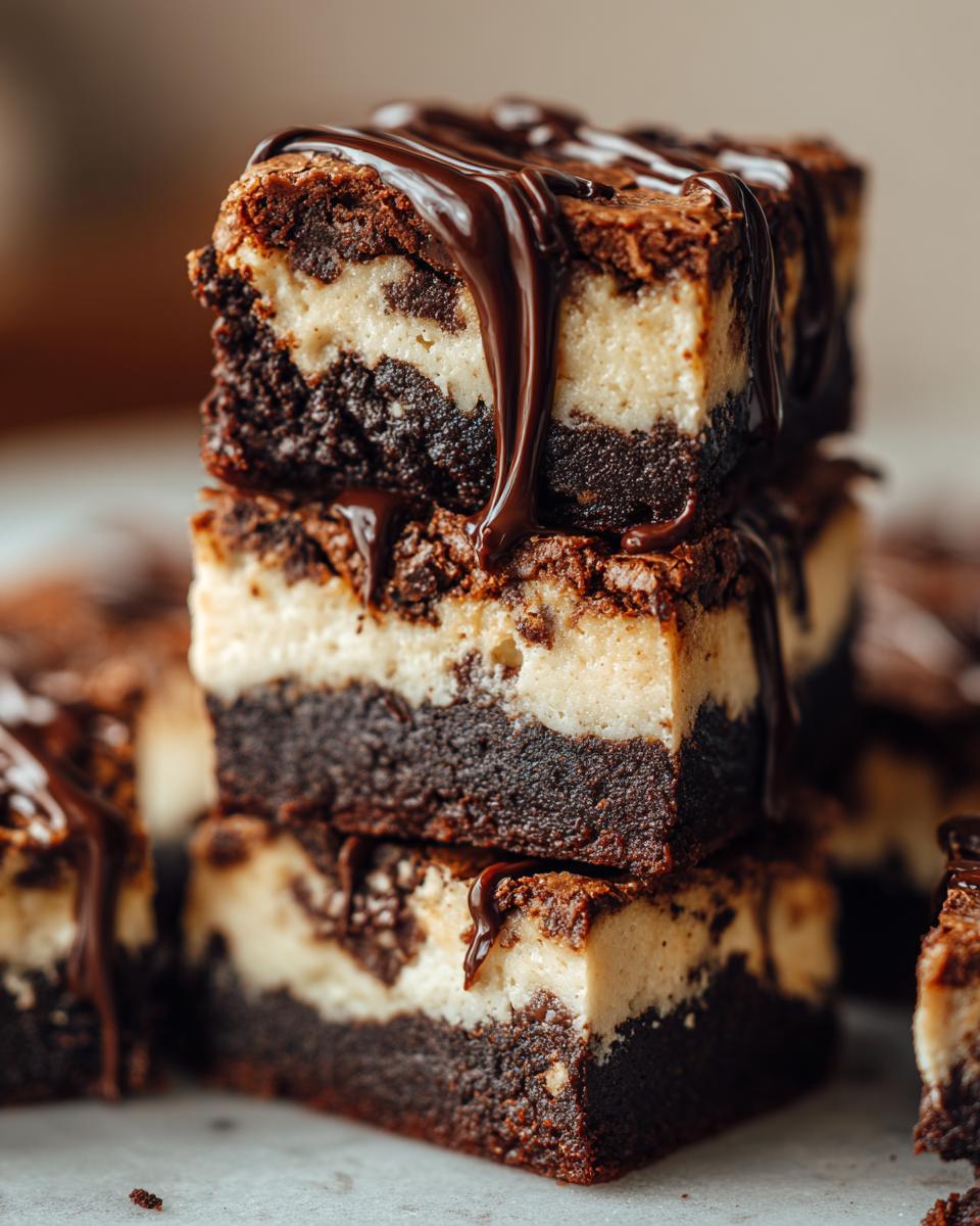 Cookie Dough Brownie Bars - detail 2