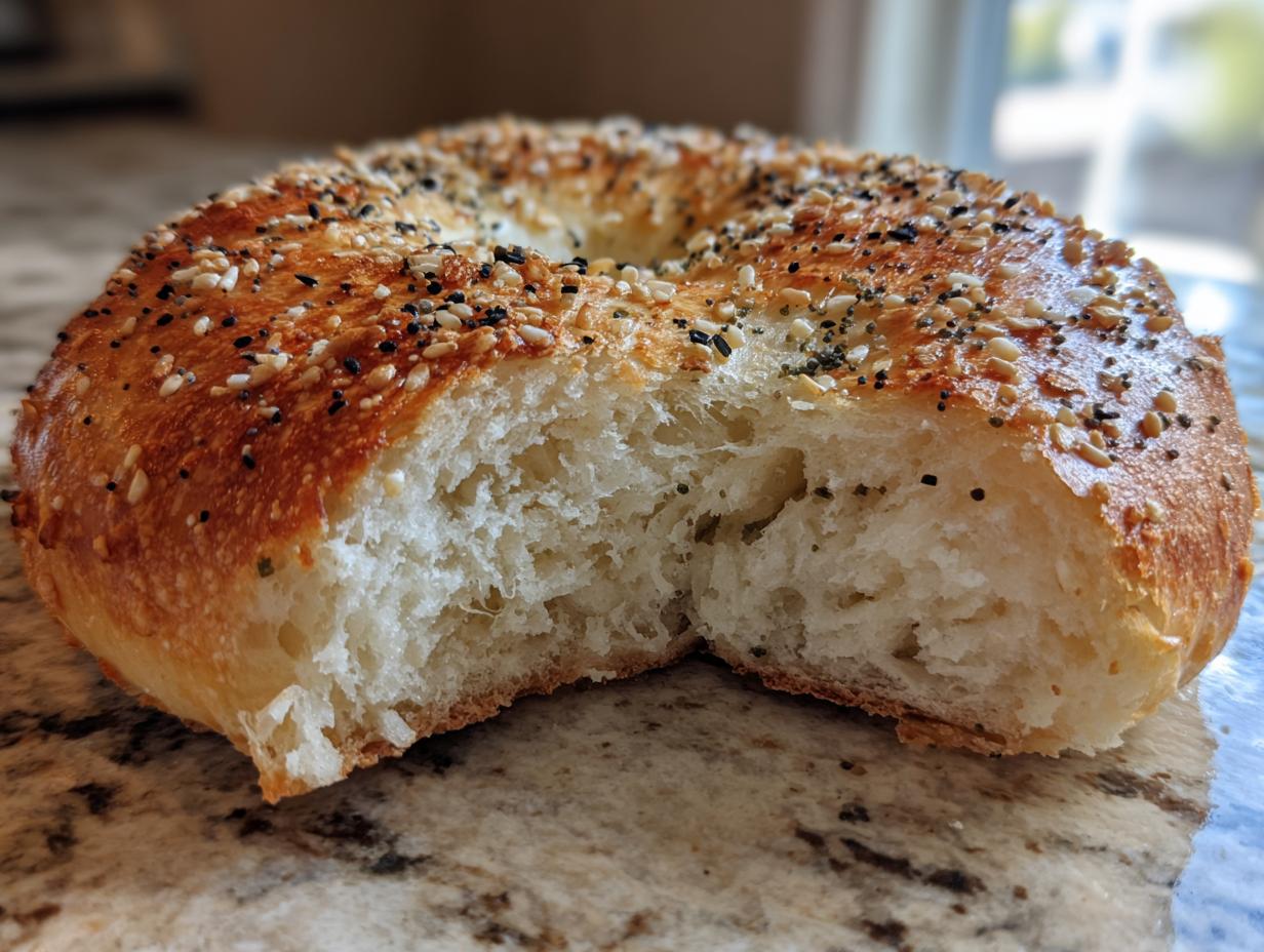 Cottage Cheese Protein Bagel