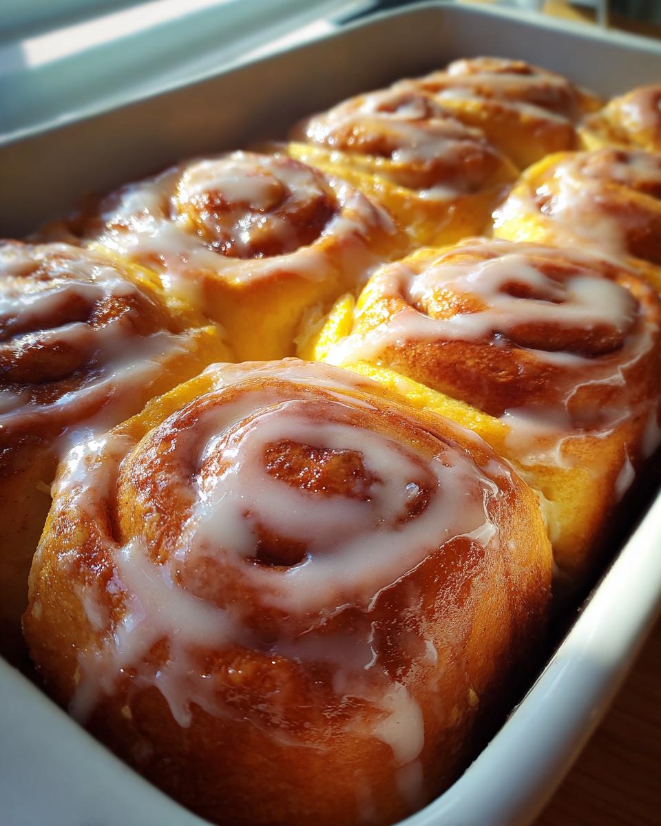 Cozy Winter Glazed Lemon Rolls - detail 2