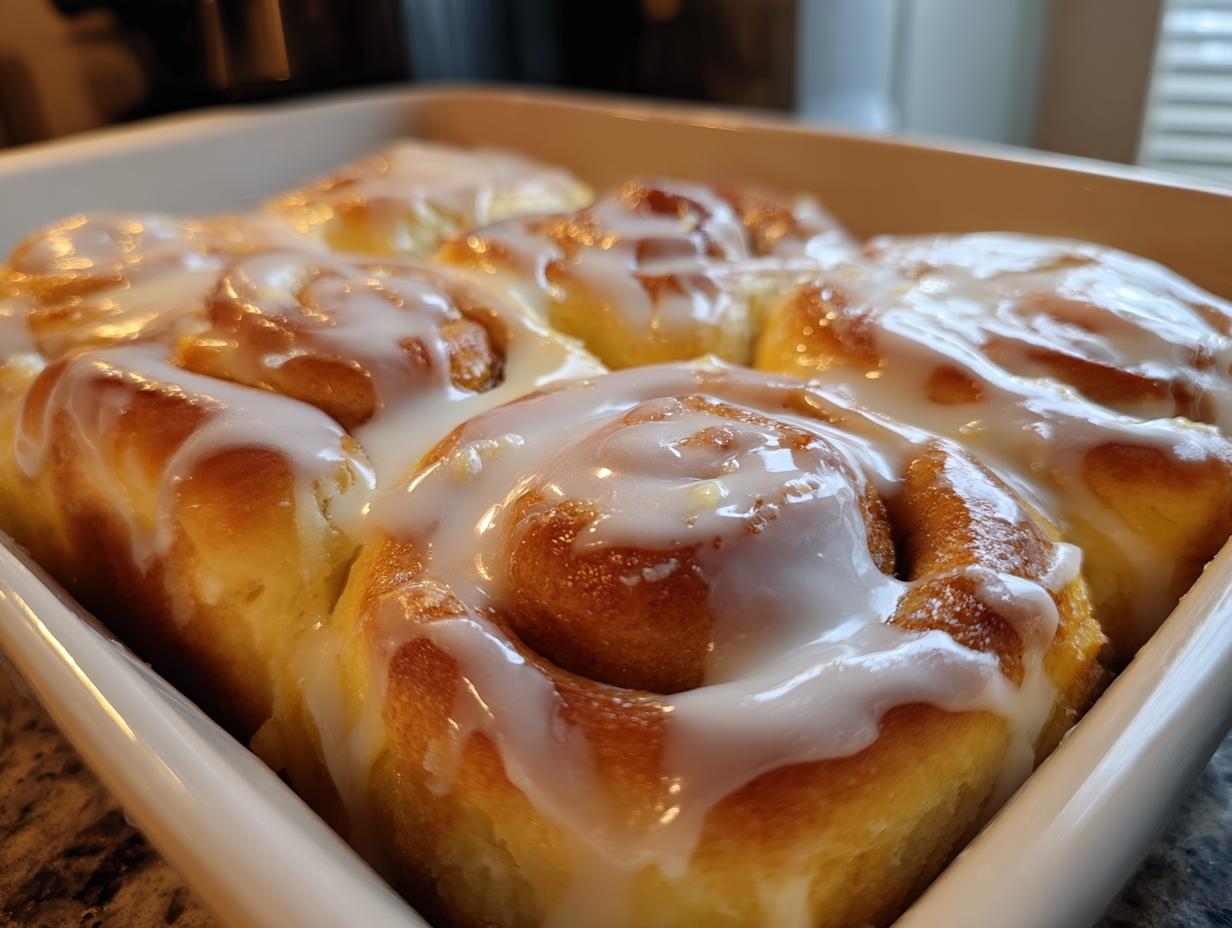 Amazing 12 Cozy Winter Glazed Lemon Rolls