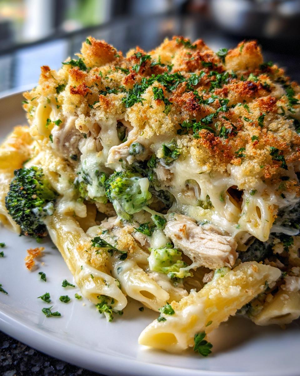 Cozy Winter Loaded Broccoli Pasta Bake - detail 1