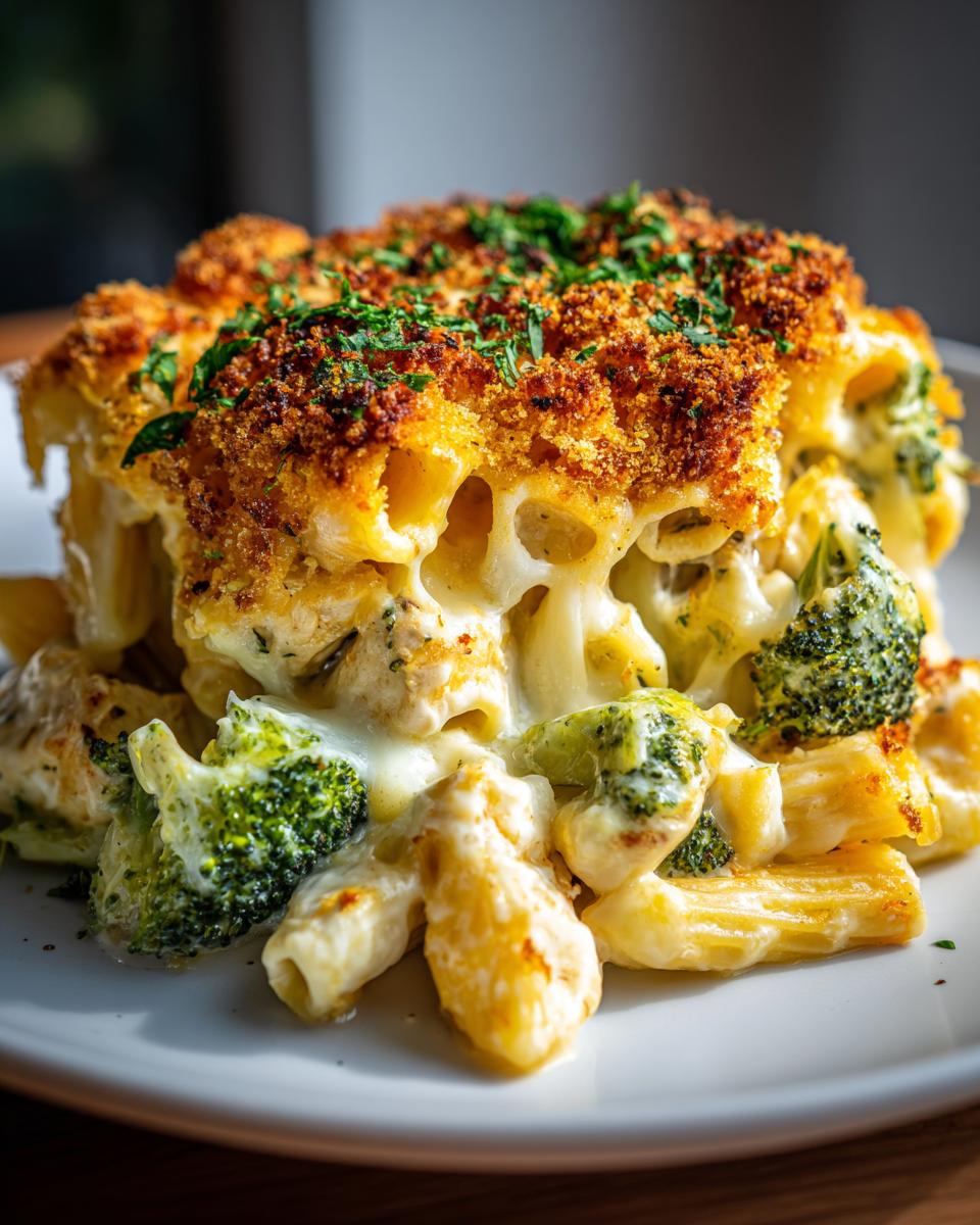 Cozy Winter Loaded Broccoli Pasta Bake - detail 2