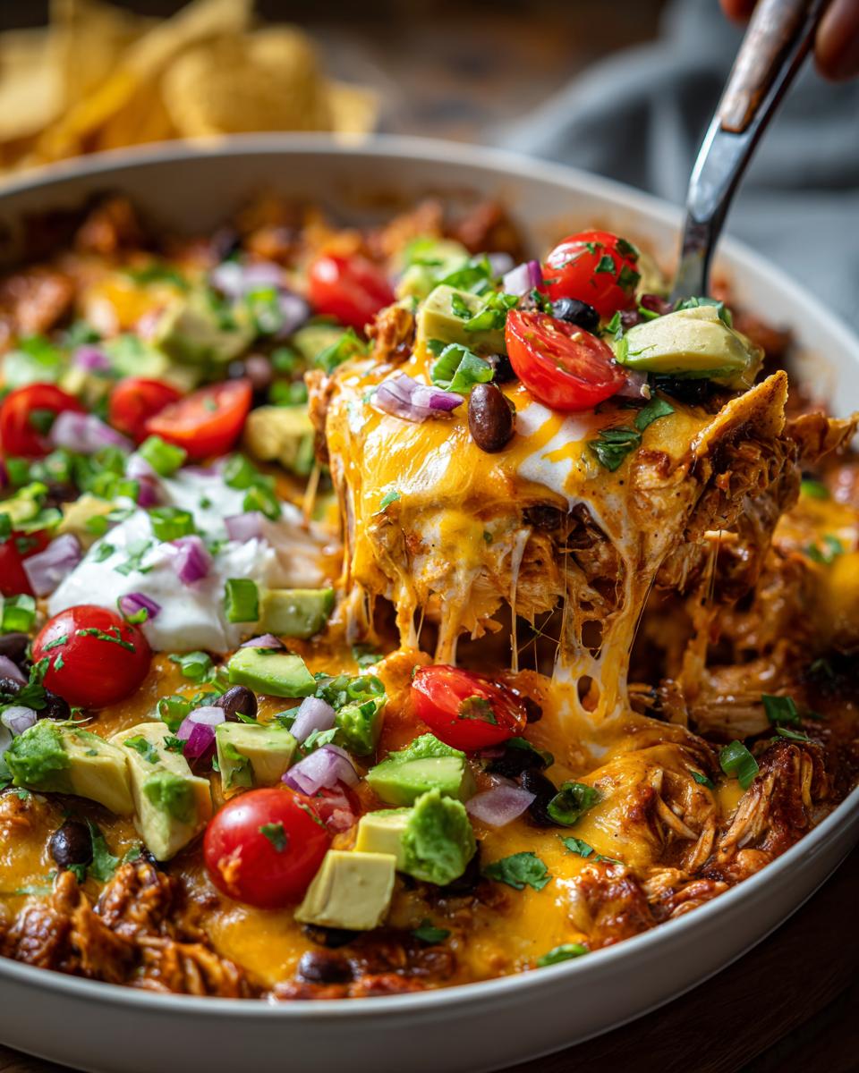 Cozy Winter Loaded Chicken Chili Bake - detail 1
