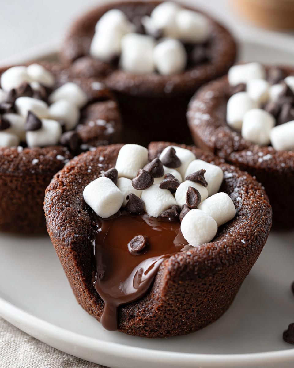 Cozy winter chocolate cookie cups - detail 2