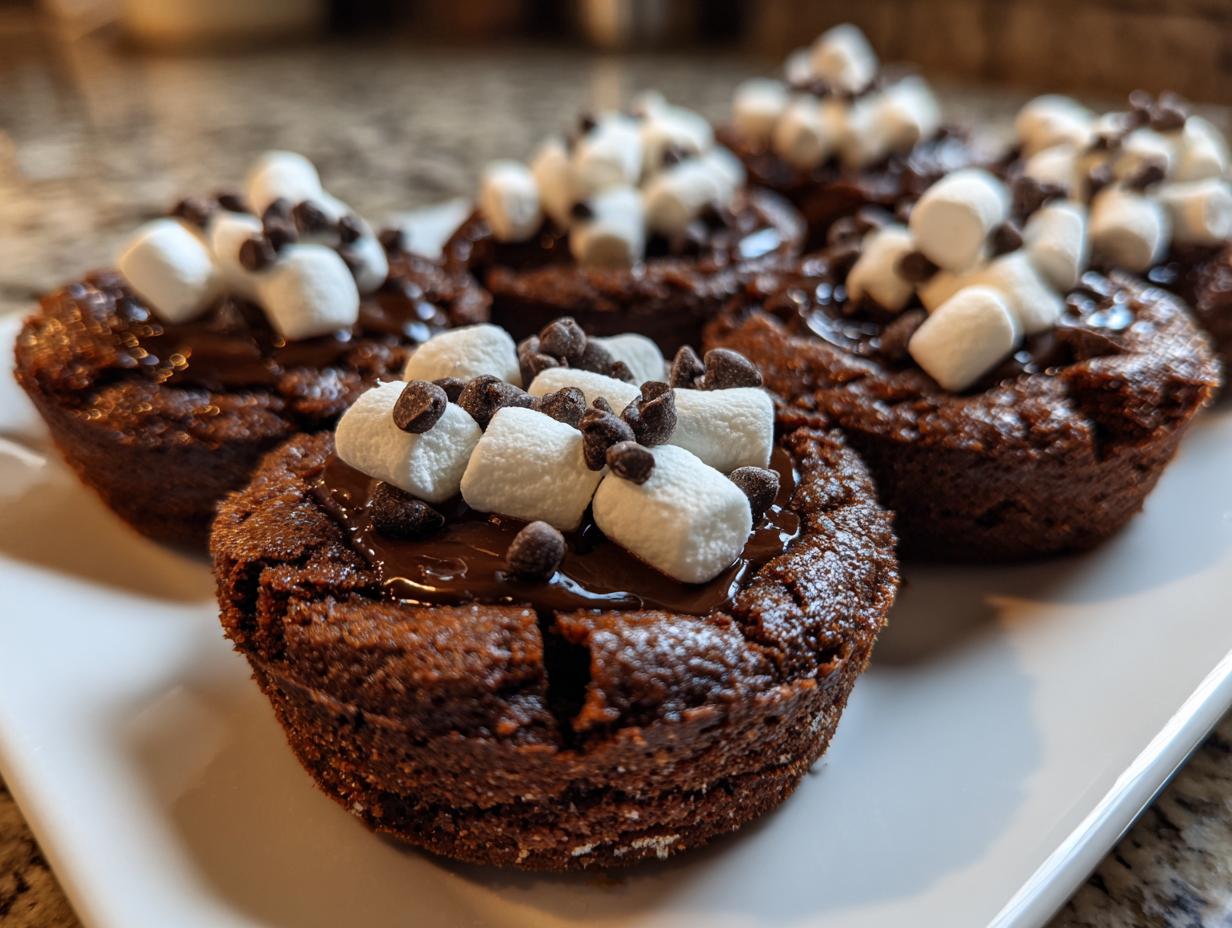 Divine 190 Cal Cozy winter chocolate cookie cups