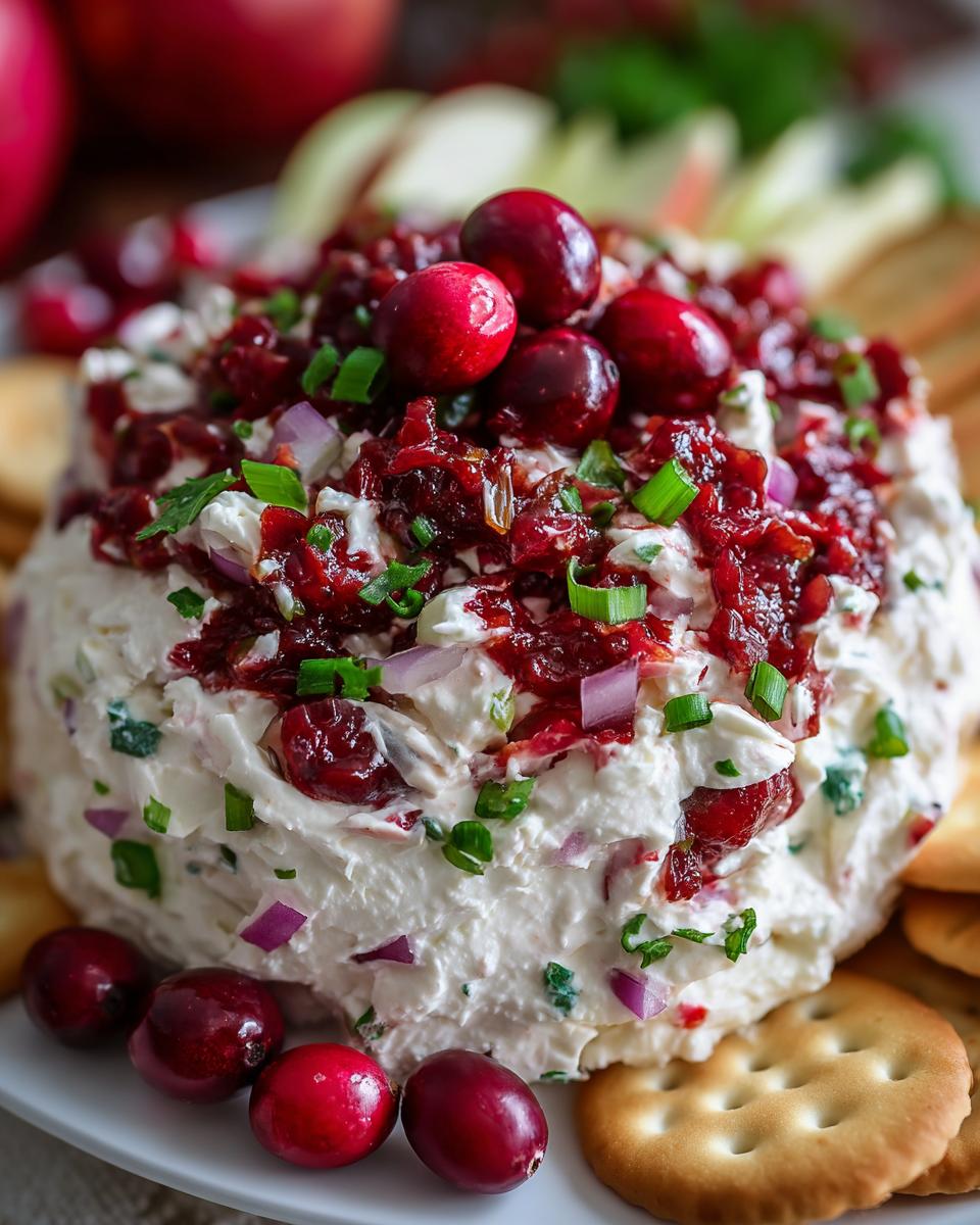 Cranberry Jalapeño Cream Cheese Dip - detail 2