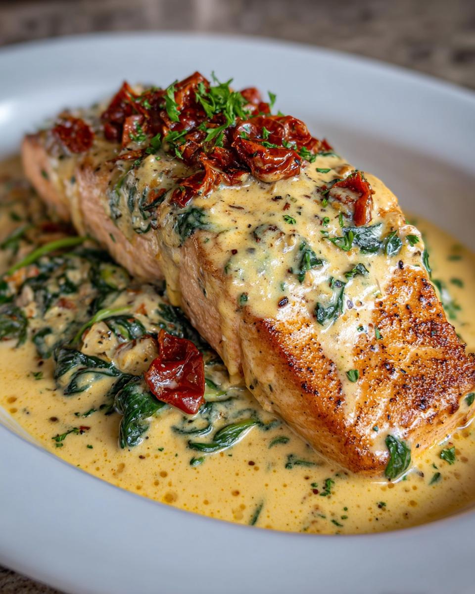 Creamy Tuscan Salmon - detail 1