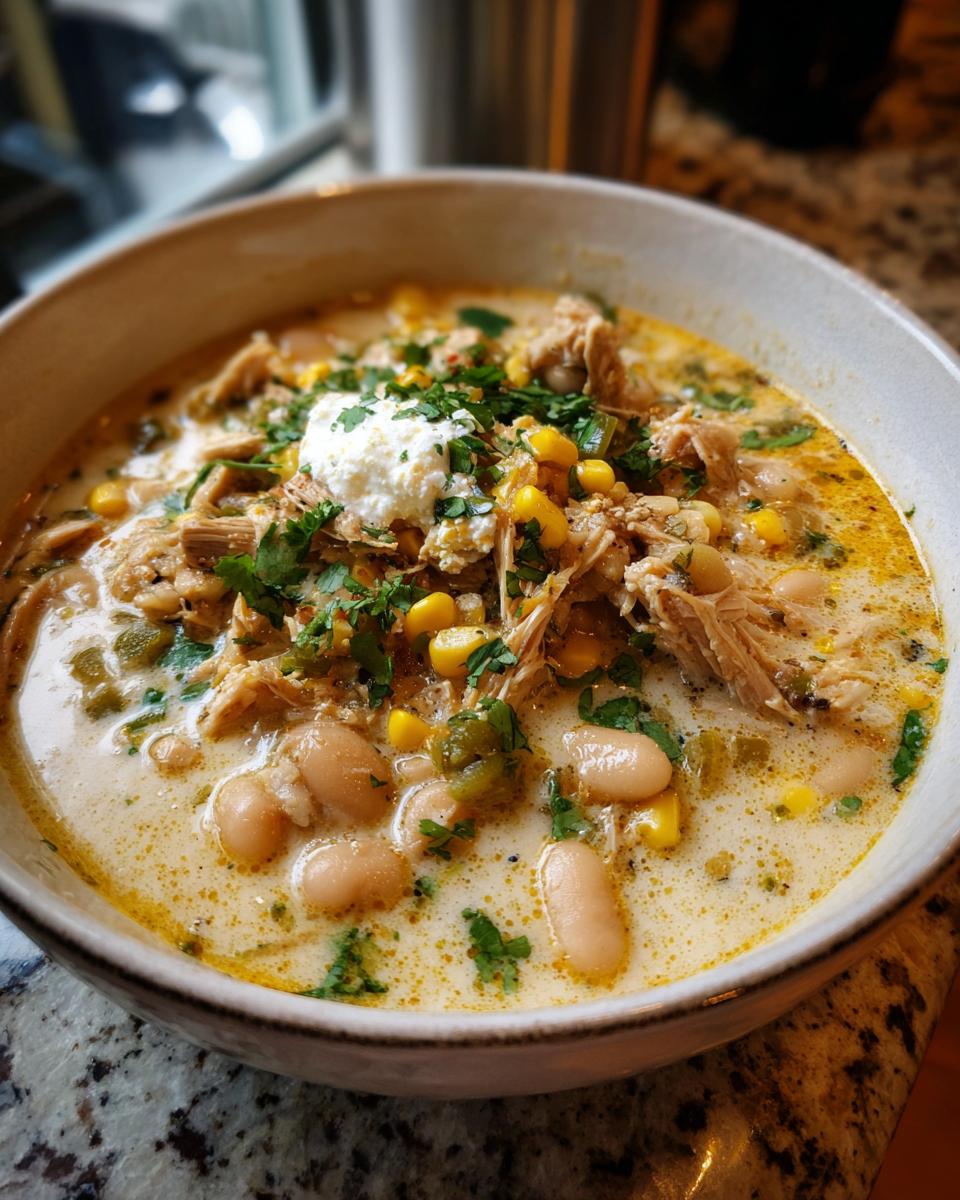 Creamy White Chicken Chili - detail 1