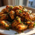 Crispy Garlic Chicken Bites