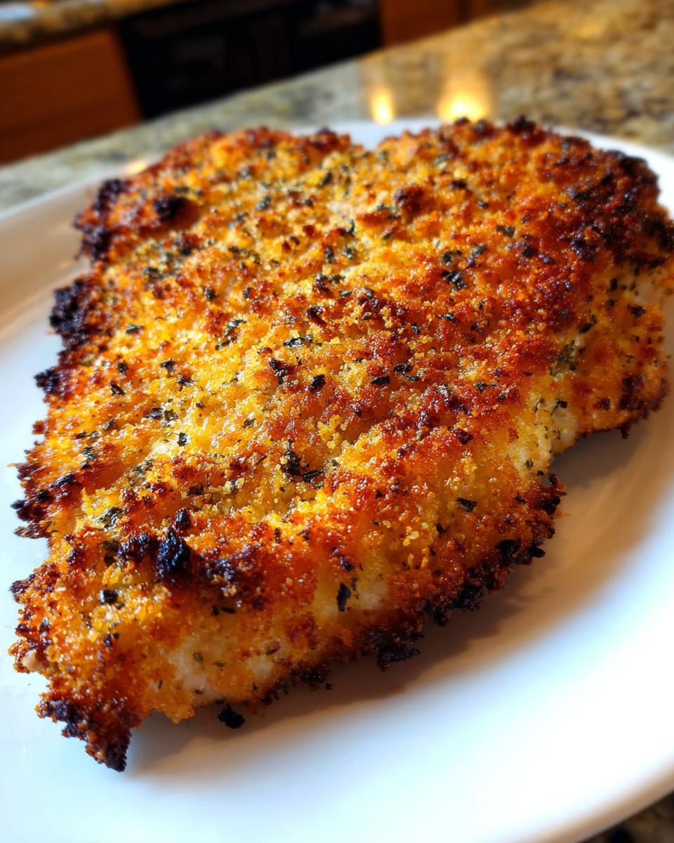 Crispy Parmesan Crusted Chicken - detail 2