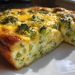 Crustless Broccoli and Cheese Quiche