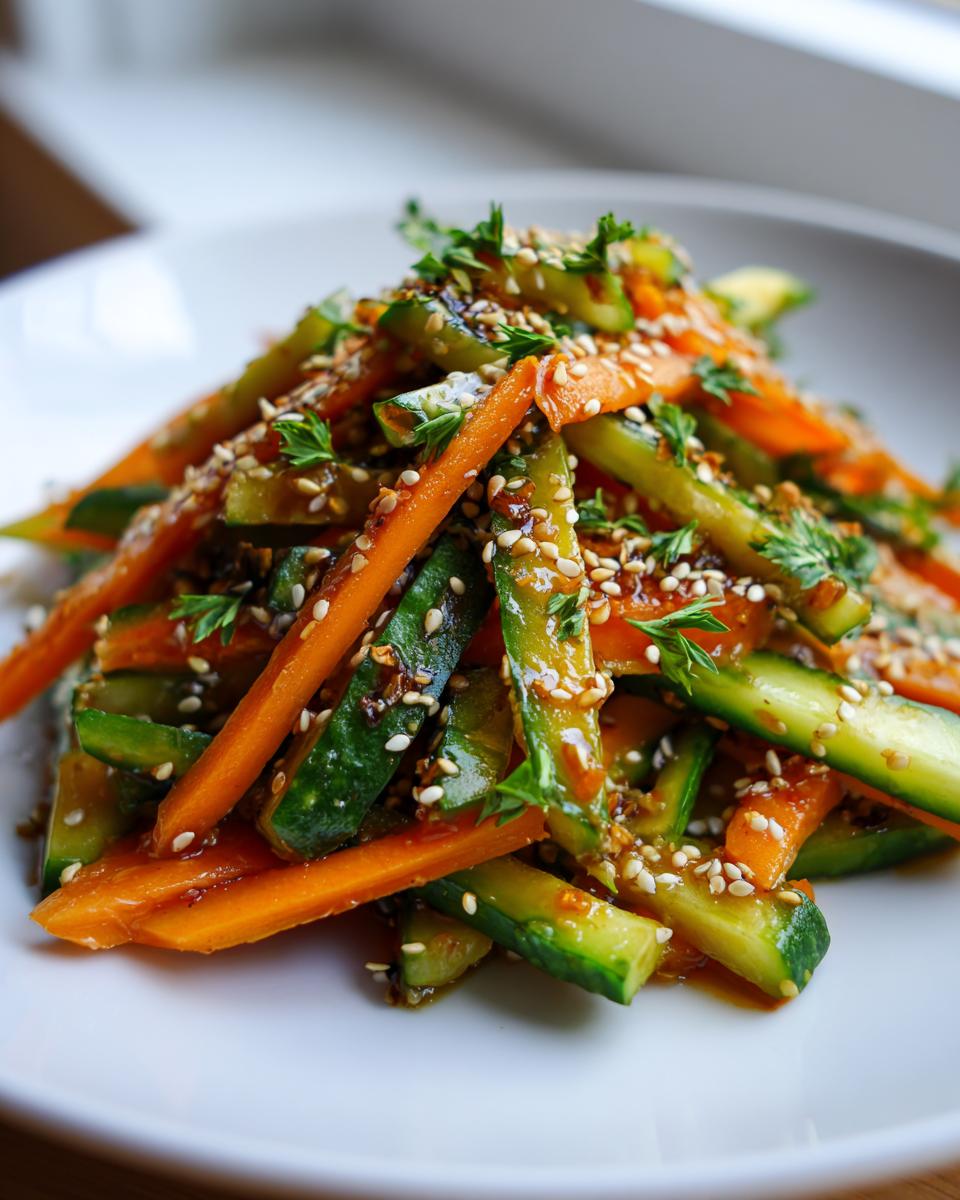 Cucumber Carrot Salad - detail 1