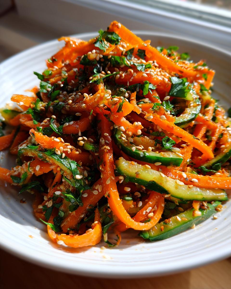 Cucumber Carrot Salad - detail 2