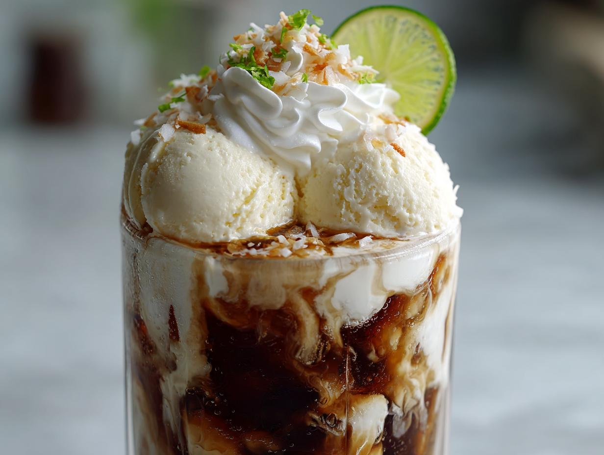 3 Minute Dirty Diet Coke Float Joy