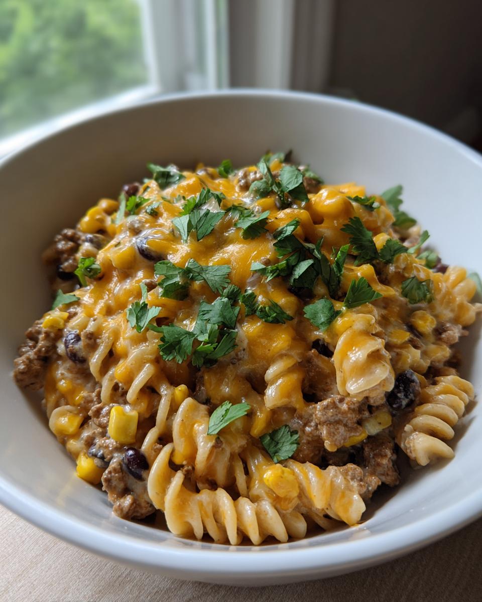 Easy One Pot Taco Pasta - detail 1