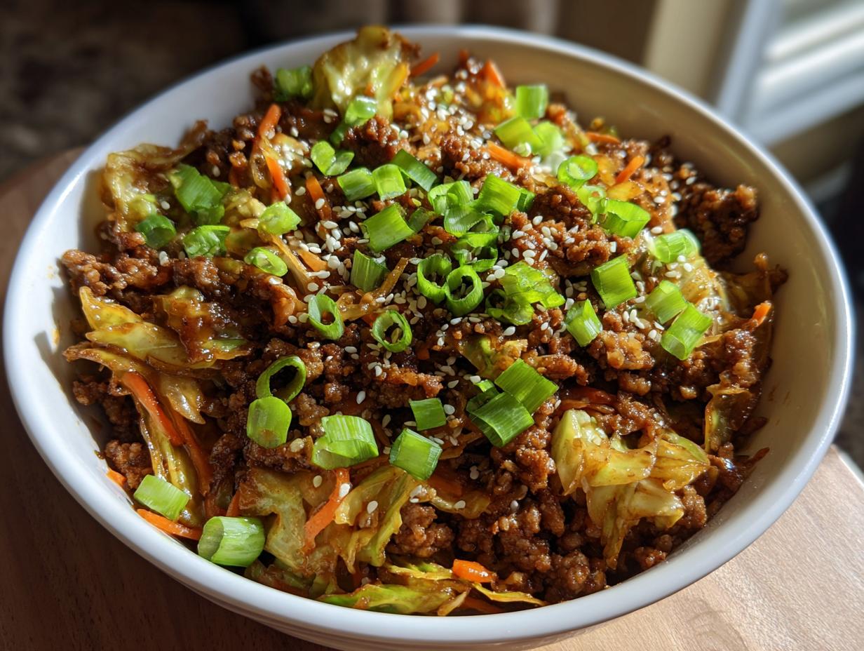 Amazing 15-Minute Egg Roll in a Bowl