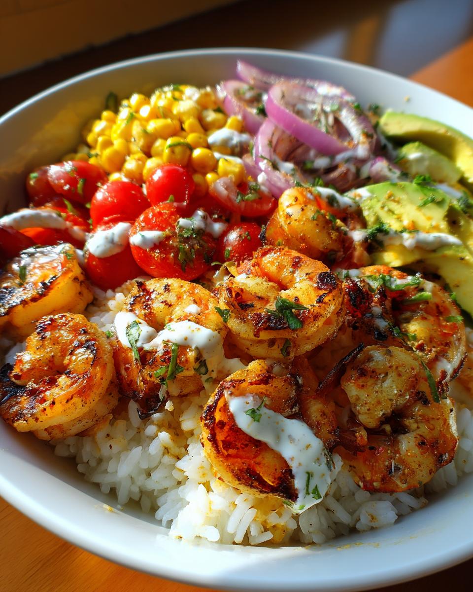 Fiesta Shrimp Rice Bowl - detail 1