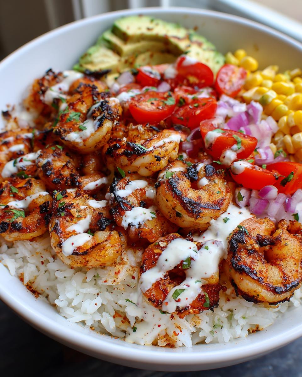 Fiesta Shrimp Rice Bowl - detail 2