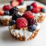 Frozen Yogurt Granola Cups