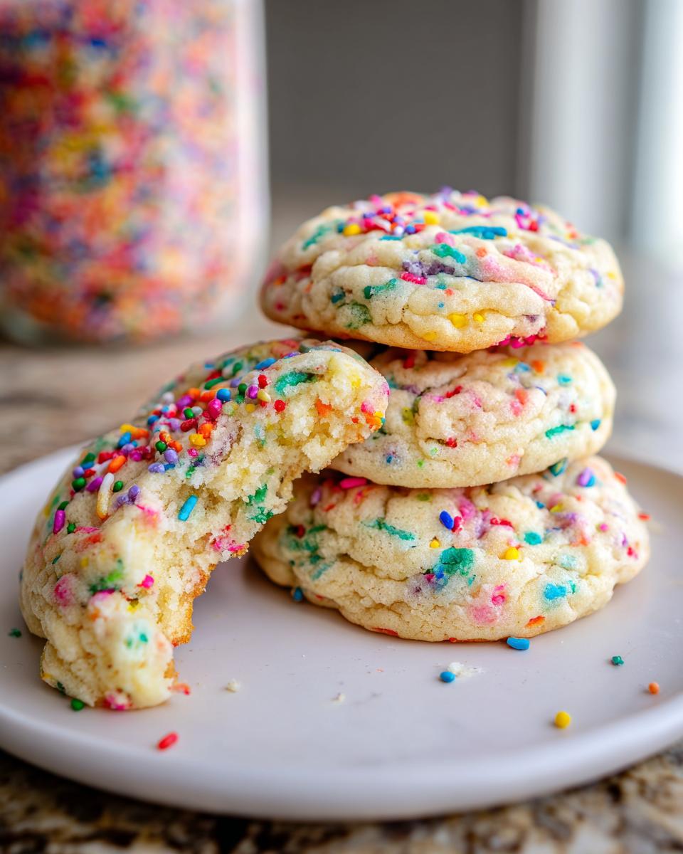 Funfetti Cake Mix Cookies - detail 1