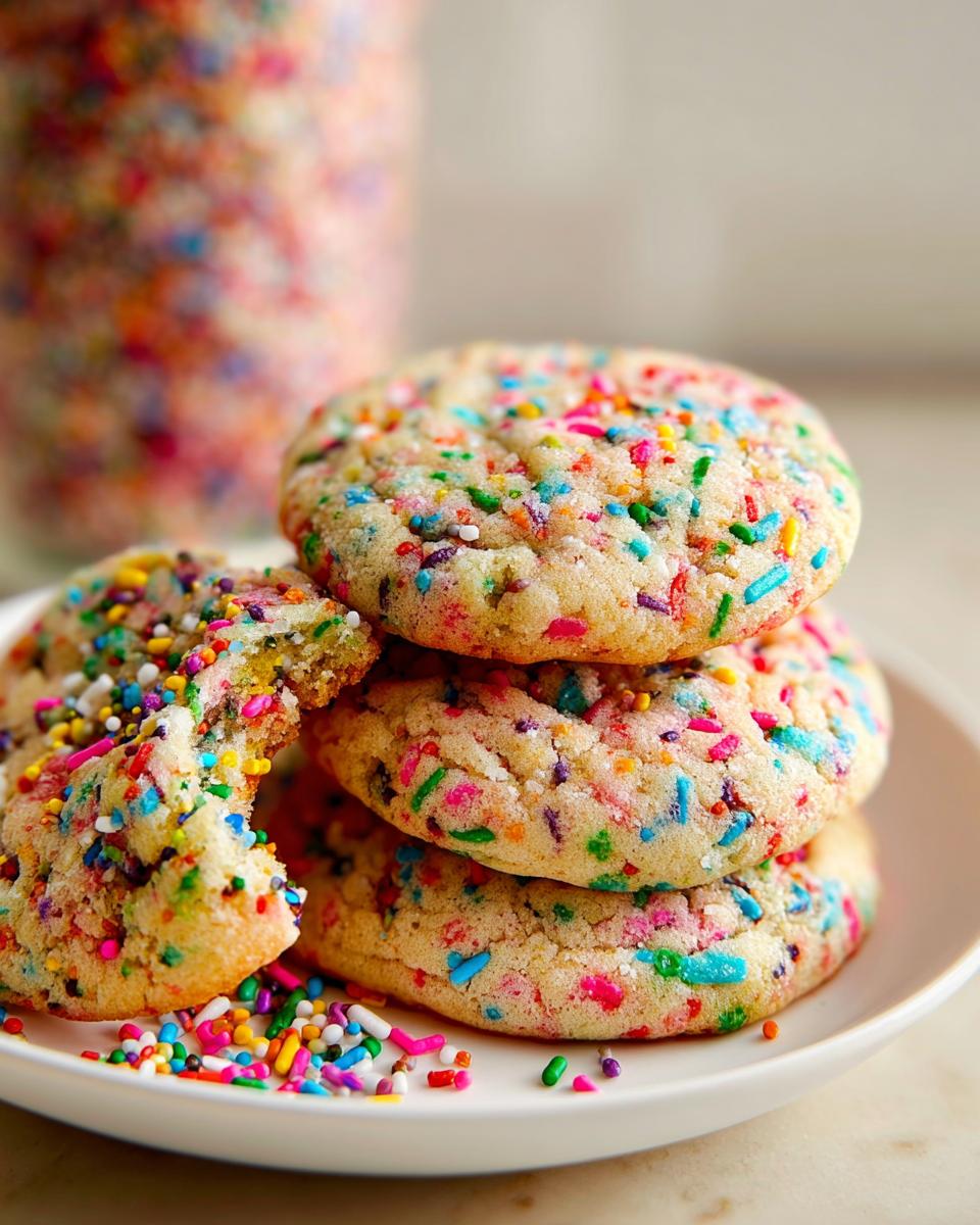 Funfetti Cake Mix Cookies - detail 2