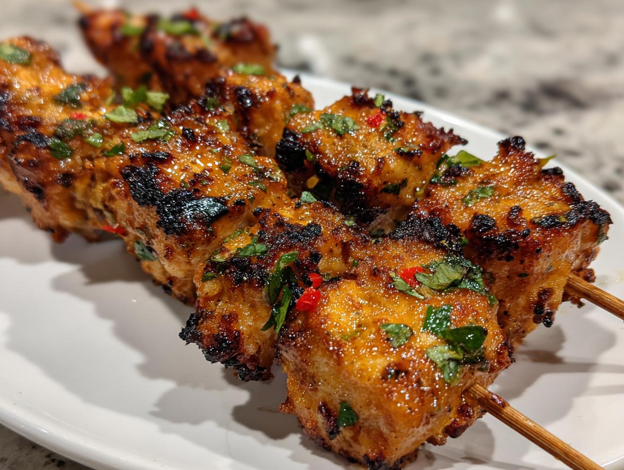 BAM. 27-Min Garlic Parmesan Chicken Skewers