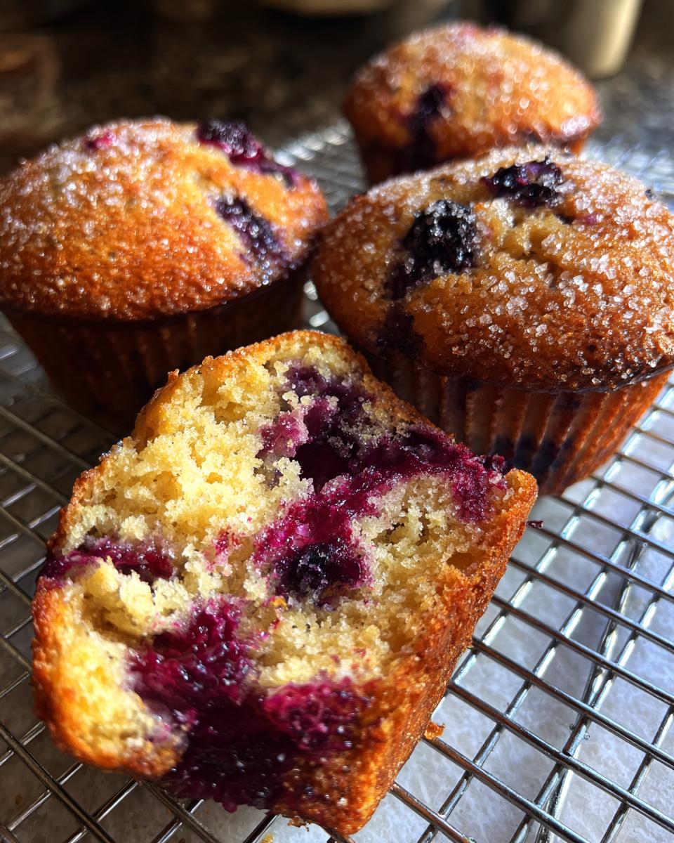 Gluten-Free Almond Flour Blueberry Muffins - detail 1