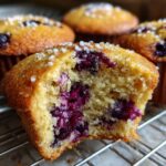 Gluten-Free Almond Flour Blueberry Muffins