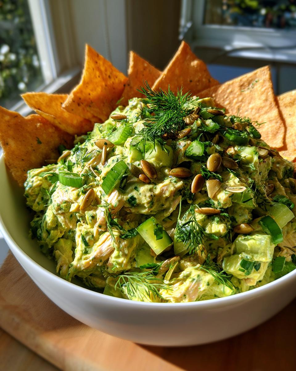Green Goddess Chicken Salad Dip - detail 1