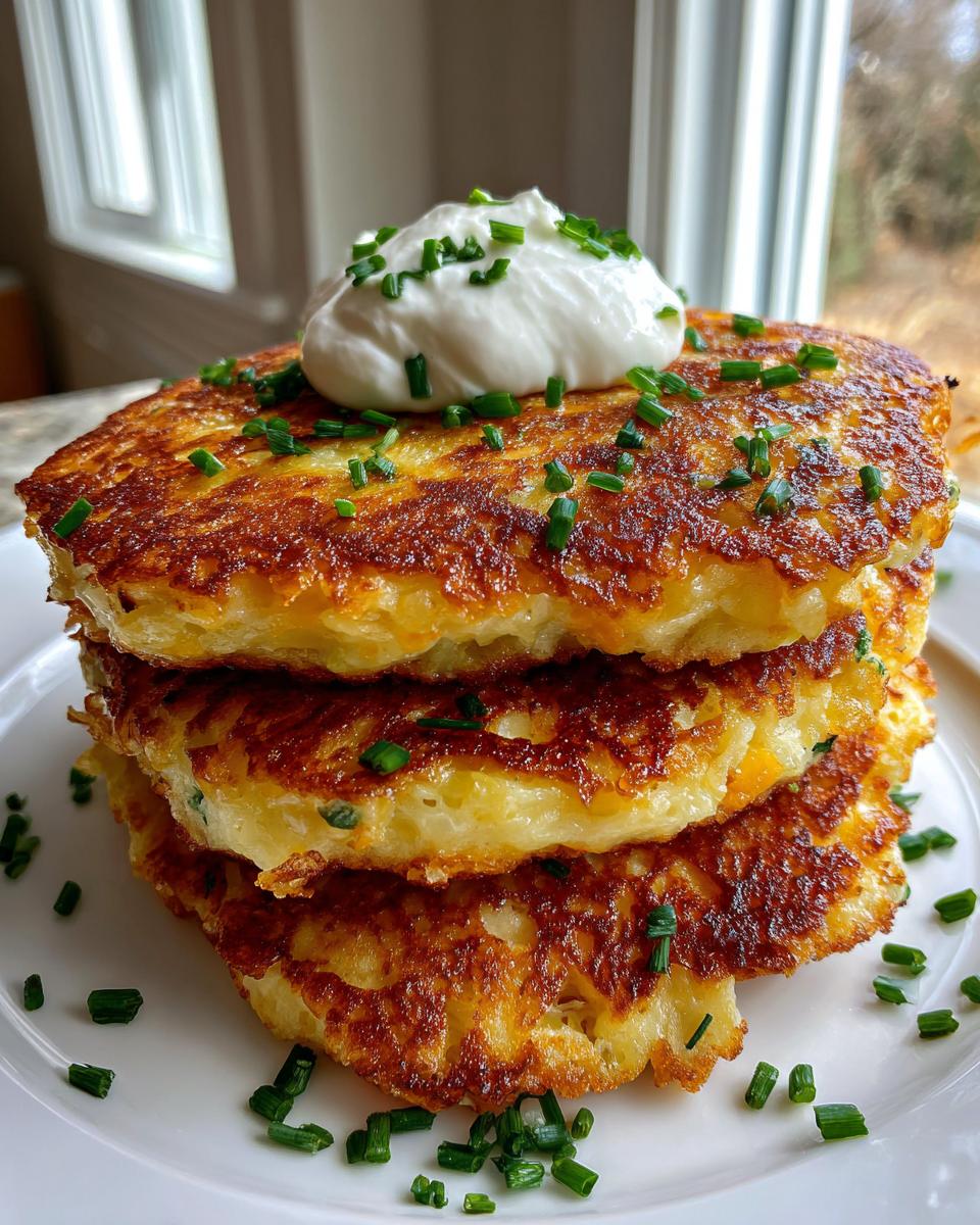 Hash‑Brown Cheesy Pancakes - detail 1