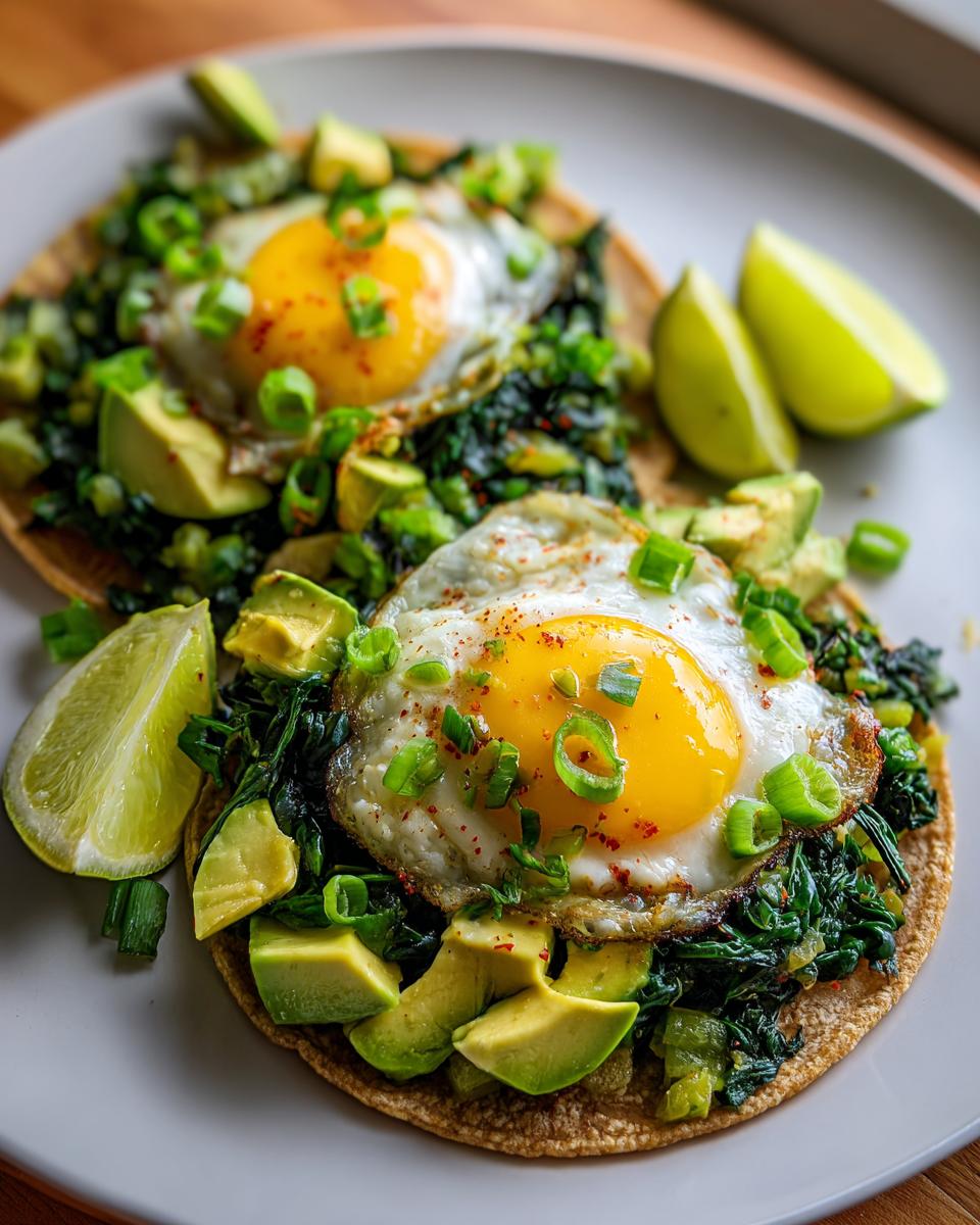 Healthy Green Breakfast Tacos - detail 1