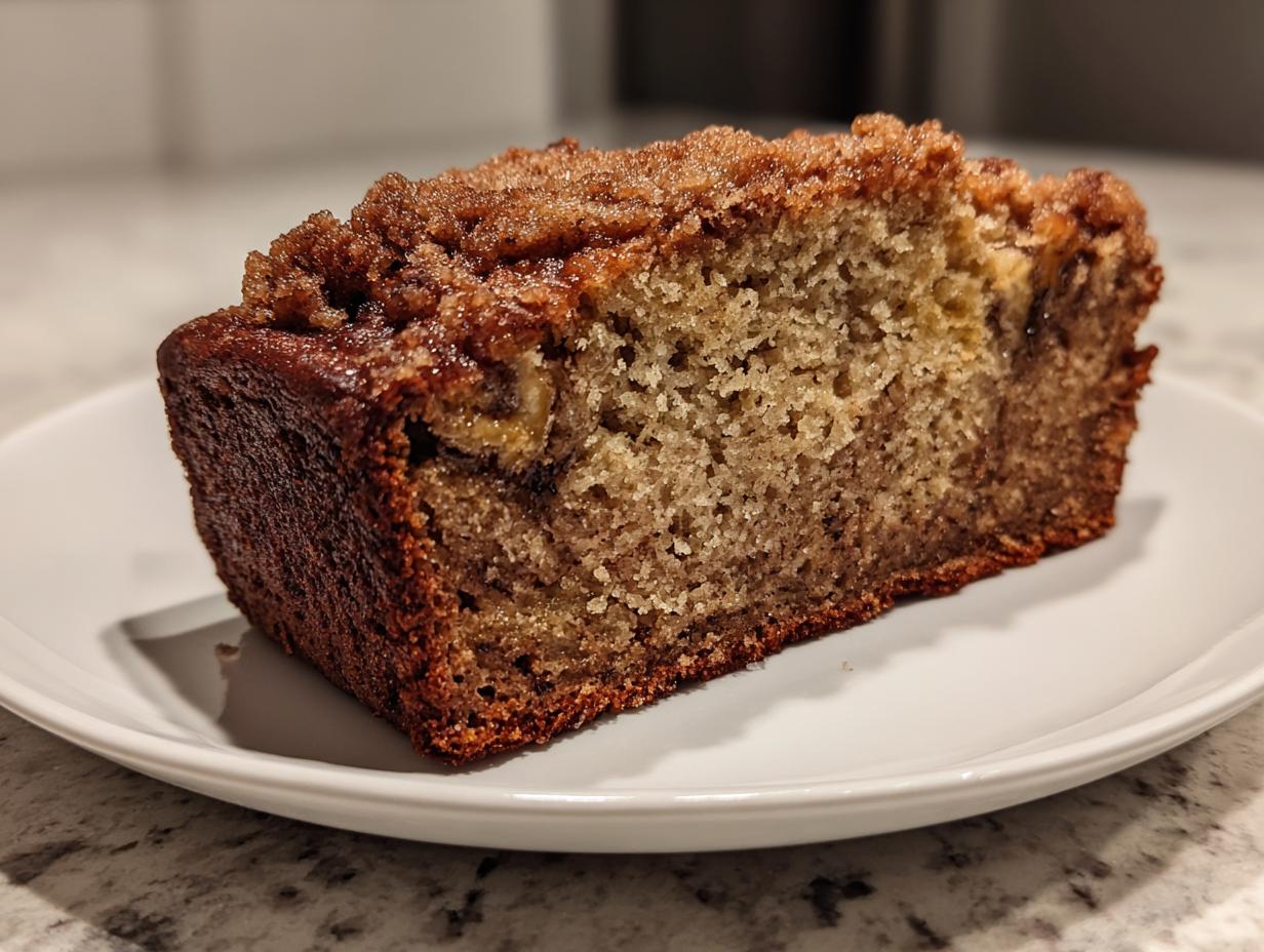 Best Homemade Banana Bread with Cinnamon Crumble 1