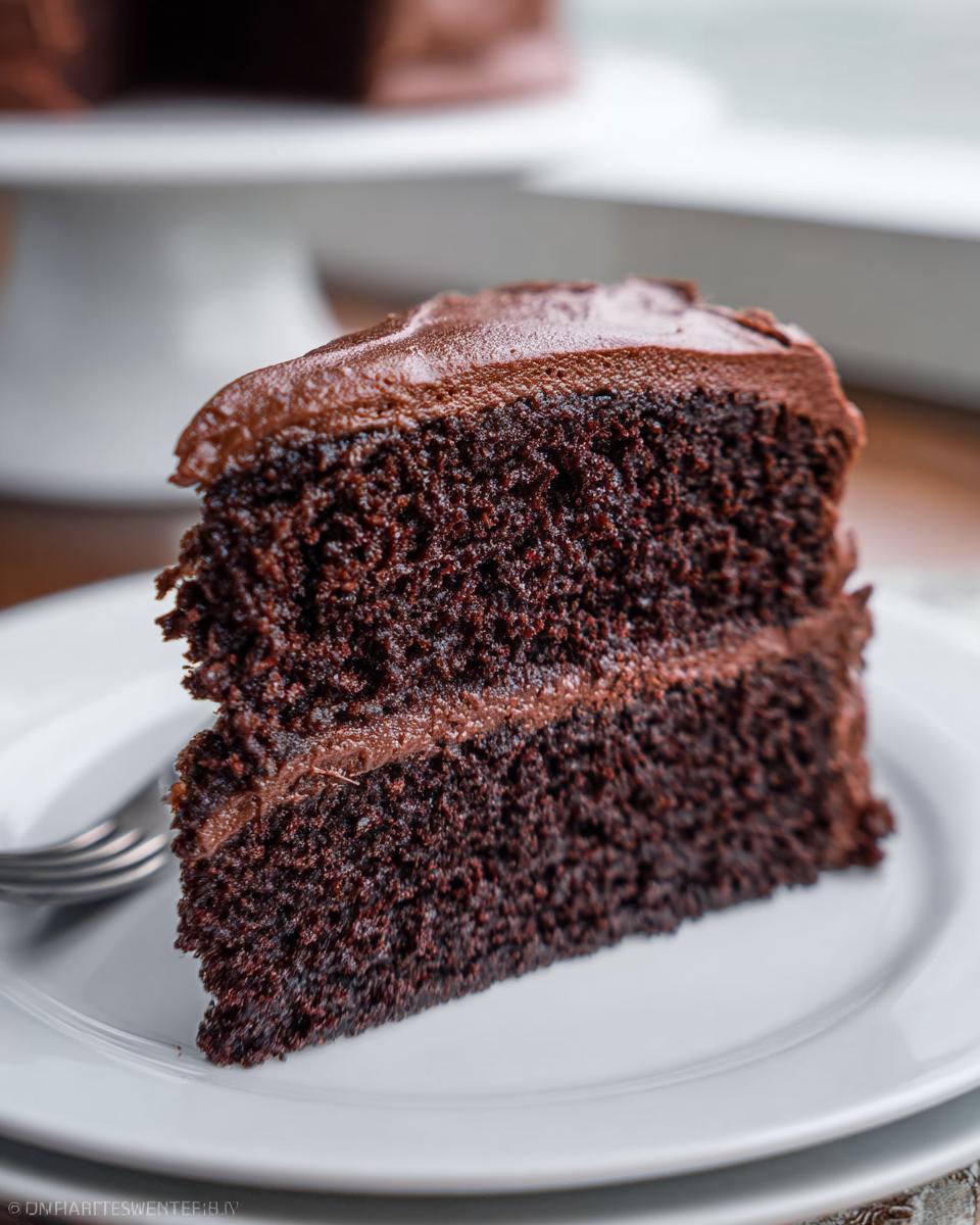 Homemade Chocolate Cake - detail 1