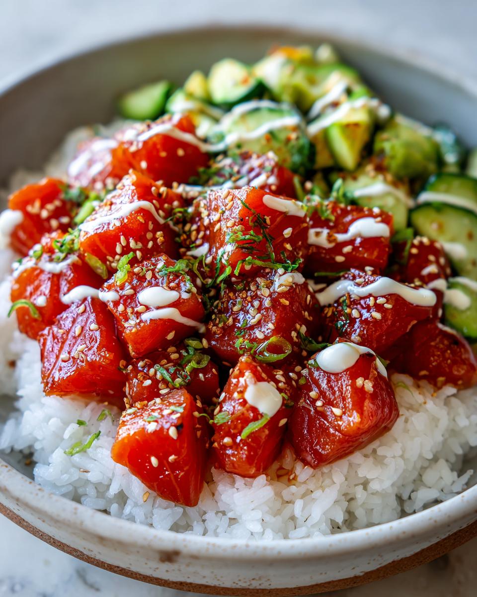 Honey Garlic Salmon Rice Bowls - detail 1