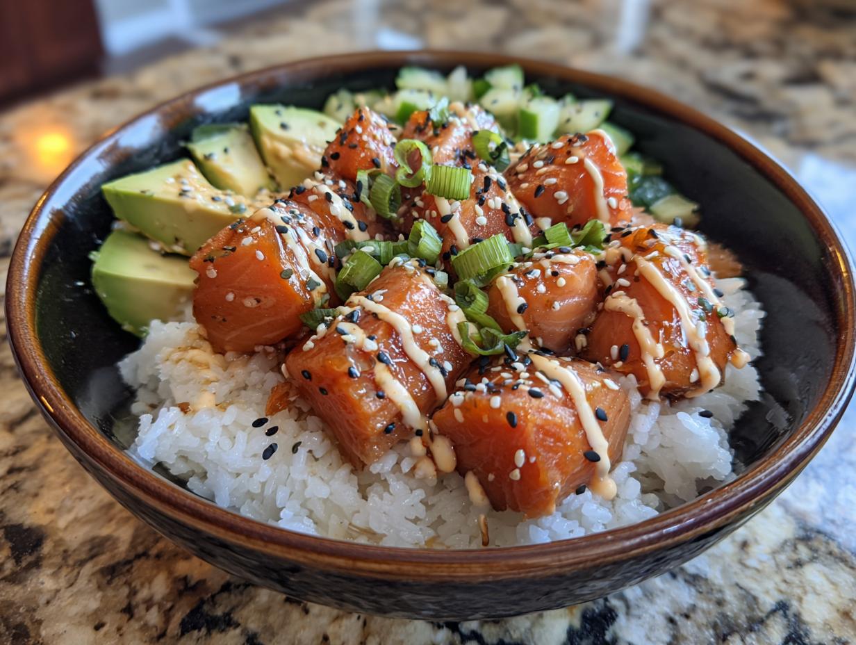 Honey Garlic Salmon Rice Bowls: 1 Flawless Dinner