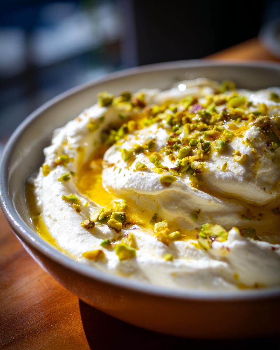 Honey and Pistachio Whipped Feta Dip - detail 1